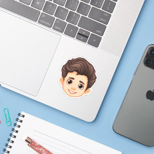 Autocollants personnalisés avec visage personnalis