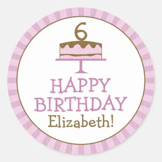 Autocollants Personnalises D Anniversaire De Zazzle Fr