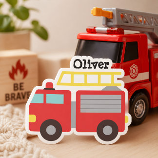 Autocollants personnalisés de camion de pompiers r