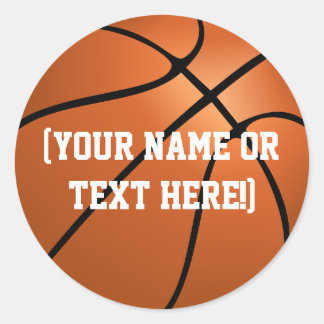 Autocollants personnalisés du cercle de basket-bal
