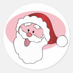 Autocollants personnalisés Funny Père Noël