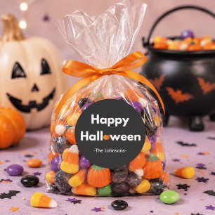 Autocollants Personnalisés Halloween Minimalistes 