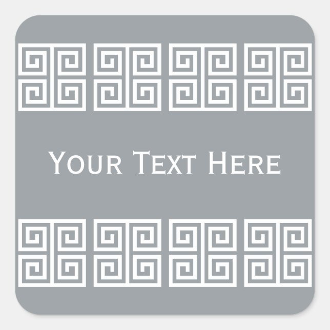 Autocollants personnalisés Motifs grecs (Devant)