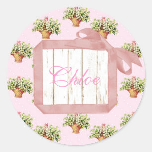 Autocollants personnalisés par muguet