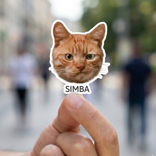 Autocollants personnalisés pour animaux de compagn (Créateur téléchargé)