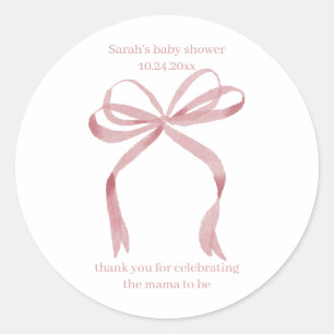 Autocollants Personnalisés pour Baby Shower Cadeau