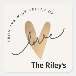Autocollants Personnalisés pour Cave à Vin