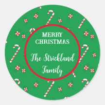 Autocollants personnalisés pour Noël