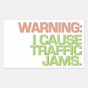 Autocollants personnalisés TRAFFIC JAMS