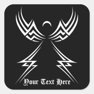 Autocollants personnalisés Tribal Angel