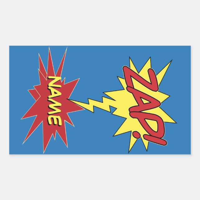 Autocollants personnalisés ZAP ! (Devant)