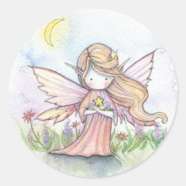 Autocollants Petite Fée Stellaire par Molly Harris (Devant)