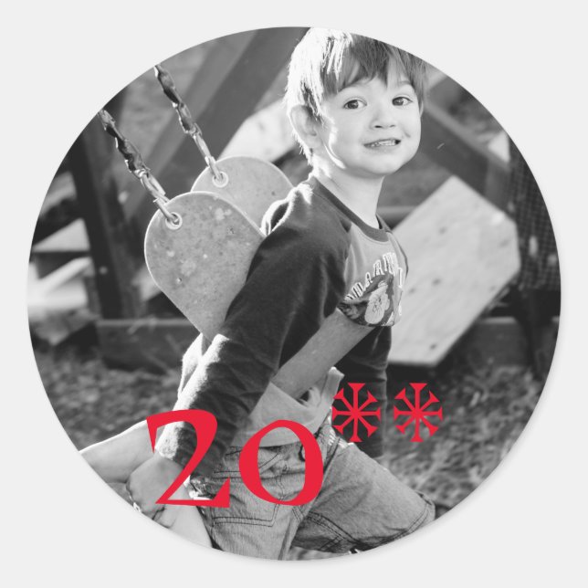 Autocollants photo personnalisables (Devant)