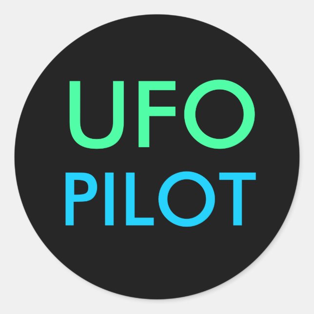 autocollants PILOTE UFO (Devant)