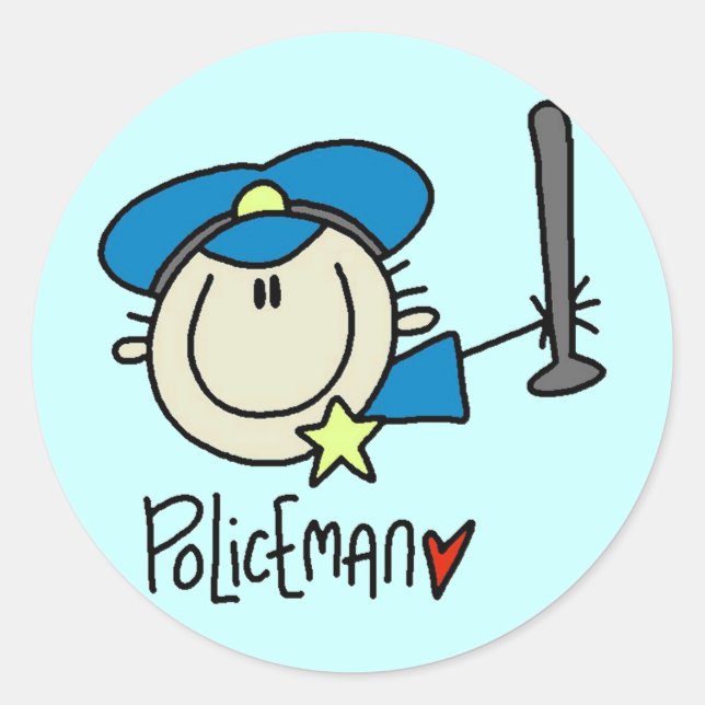 Autocollants Policier (Devant)