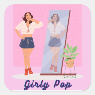 Autocollants pop girly