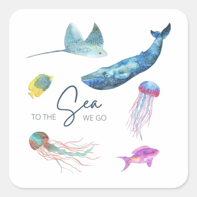 Autocollants Pour Aller à la Mer  (Devant)