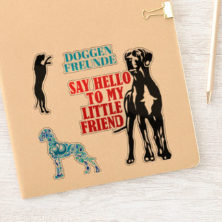 Autocollants pour amis Dogue