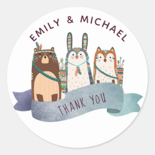 Autocollants pour animaux de bois Tribal Ethnie