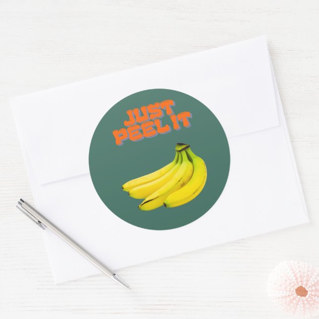 Autocollants pour banane Sweet Choice – Dessins mi (Enveloppe)