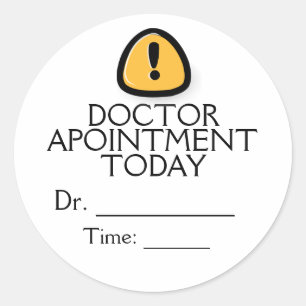 Autocollants pour calendrier de rendez-vous médica