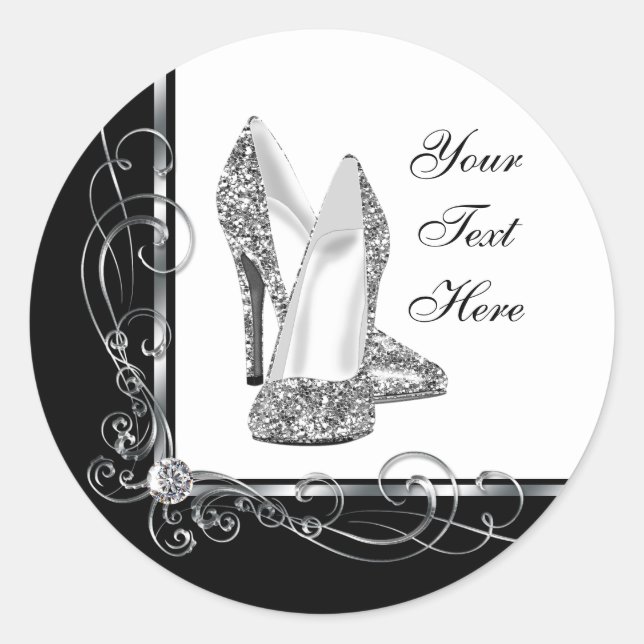 Autocollants pour chaussures à talons hauts paille (Devant)
