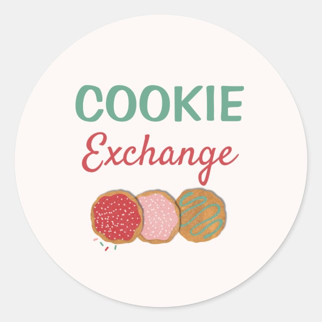 Autocollants pour échange de biscuits (Devant)