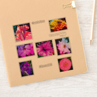 Autocollants pour enfants à fleurs