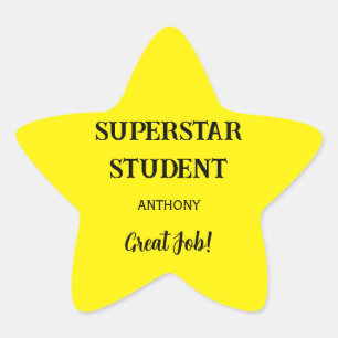 Autocollants pour enseignants pour étudiants étoil