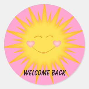 Autocollants pour étudiants, Bienvenue /Bon Travai
