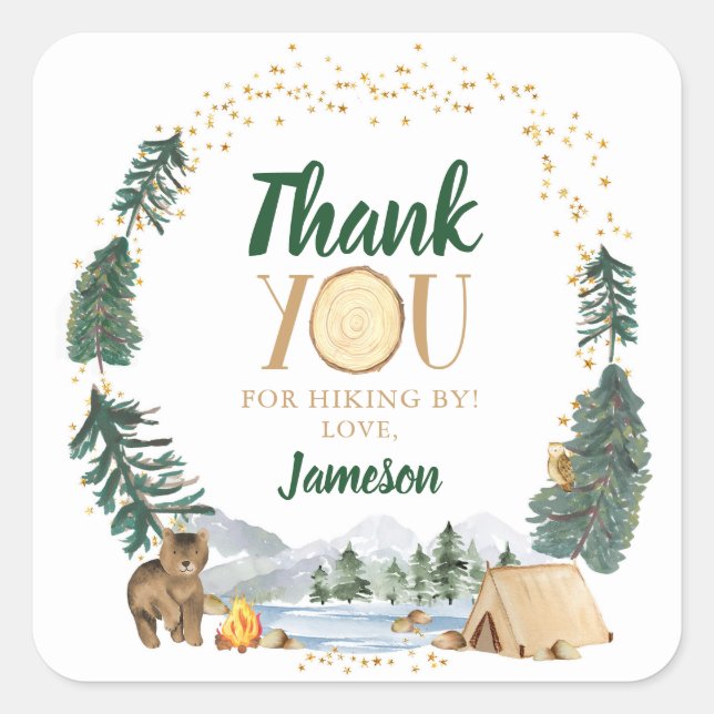 Autocollants pour fête d'anniversaire de One Happy (Devant)