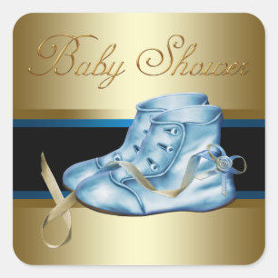 Autocollants pour fête de bébé garçon chaussures b