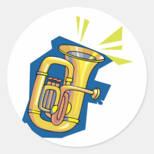 Autocollants pour instrument Tuba