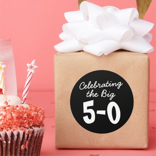 Autocollants pour la grande 50e anniversaire (Fête)