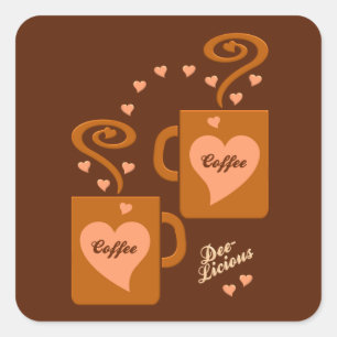 Autocollants pour les amateurs de café