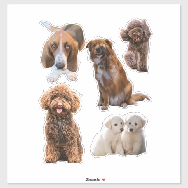 Autocollants pour planificateur de chiens (Feuille)