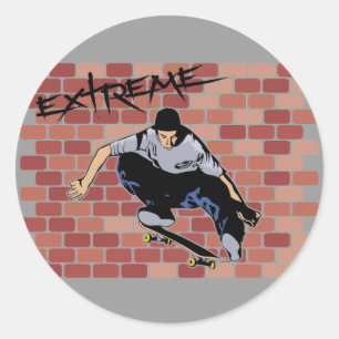 Autocollants pour skateboard extrême