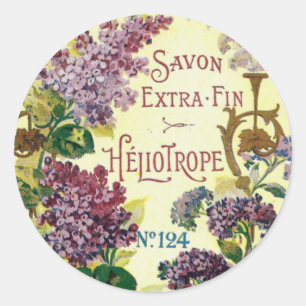 Autocollants pourpres de Savon