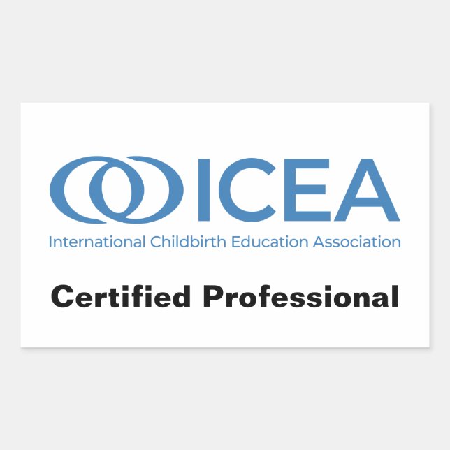Autocollants professionnels certifiés ICEA (Devant)
