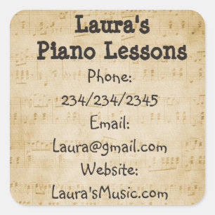 Autocollants promotionnels personnalisés de leçons