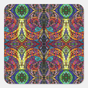 Autocollants psychédéliques