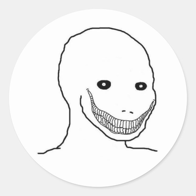 Autocollants Psycho Wojak (Devant)