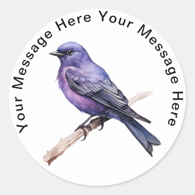 Autocollants Purple Martin (Devant)