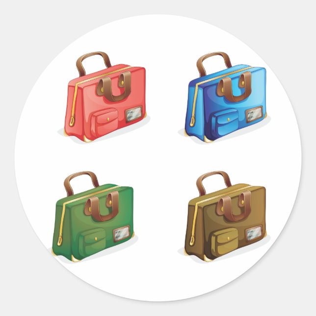 Autocollants Quatre Valises (Devant)
