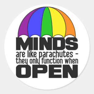 Autocollants Rainbow Parachute