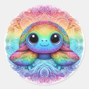 Autocollants Rainbow pour bébés tortues de mer