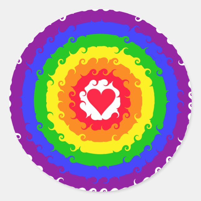 Autocollants Rainbow Wheels (Devant)