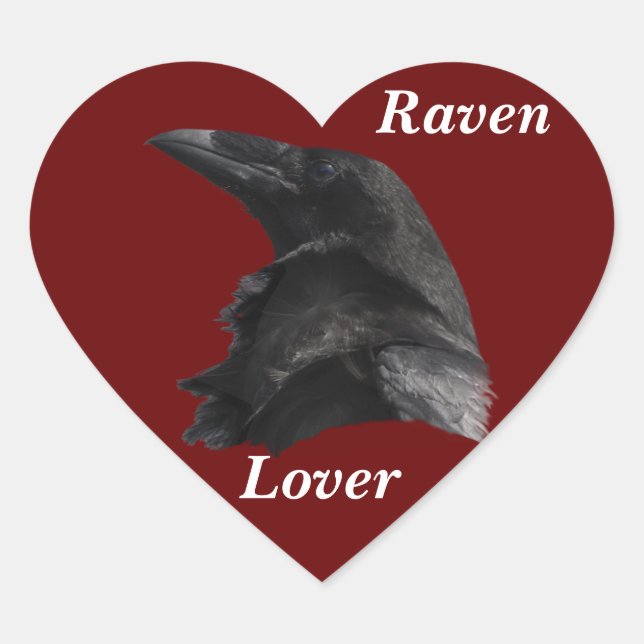 Autocollants Raven & Heart (Devant)
