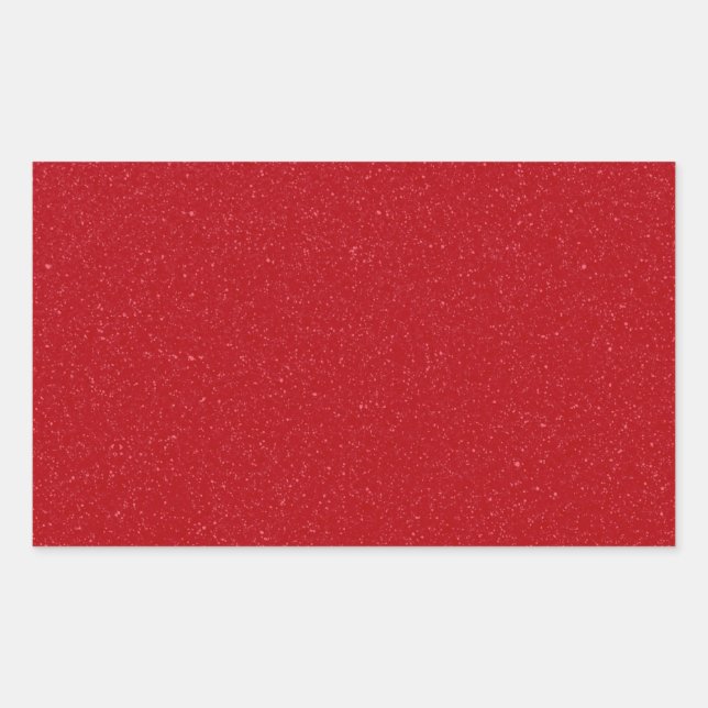 Autocollants Rectangle Tachetés Rouges Tomate – Pe (Devant)