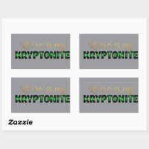 autocollants rectangulaires accrocheurs des années